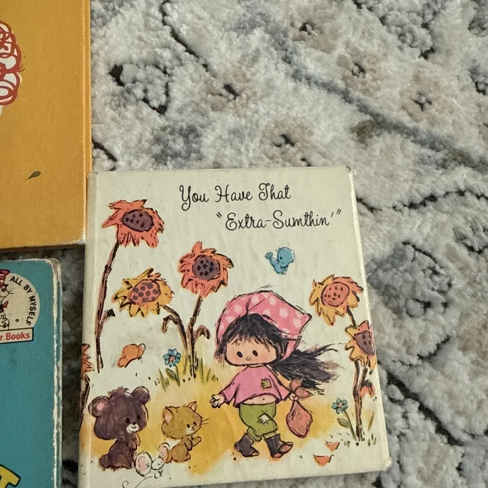 1960s Children's Vintage Beginner Books Lot of 5 Hardcover Pooh Dr Seuss As Is